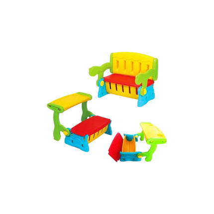 Banco Silla Infantil Mesa Plegable Escritorio Baúl V