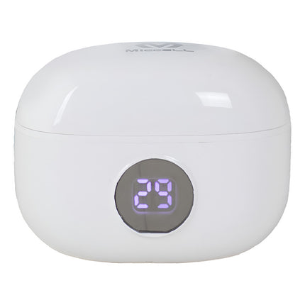 Auricular Inalambrico Miccell Bh46 Bt Tws Blanco C/led Blanco