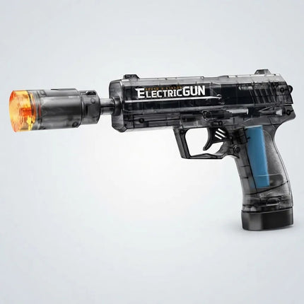 Pistola De Agua Recargable Con Luz Led Y Sonido Byy005 V