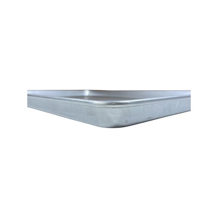 Asadera Hierro Inoxidable  60x40 Chata Plateado