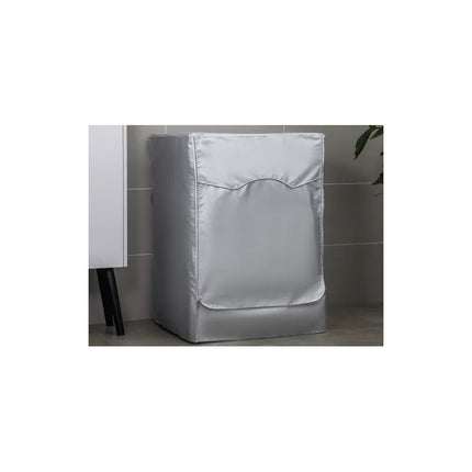 Funda Para Lavarropas Carga Frontal Impermeable  Plateado