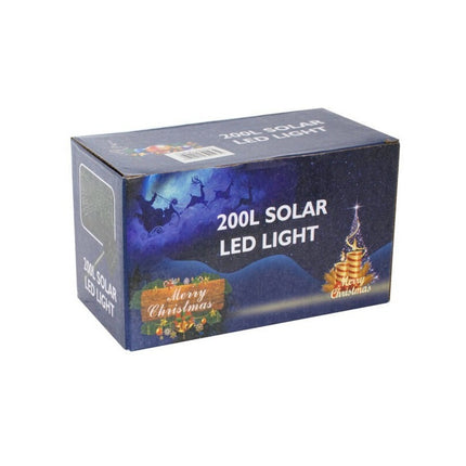 Guirnalda Solar Led 22m 200 Luces Fria