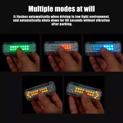 Luz Led Bicicleta Señalero Casco Recargable Usb Calidad  V