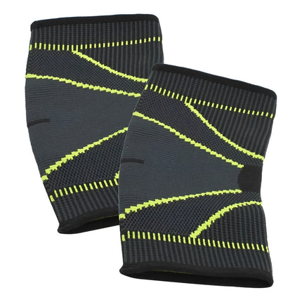Codera Elastica Set X 2 Unid. Tendiditis Compresion Deportes Negro