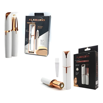 Depilador Recortador  Cejas + Removedor De Vello Facial Negro0