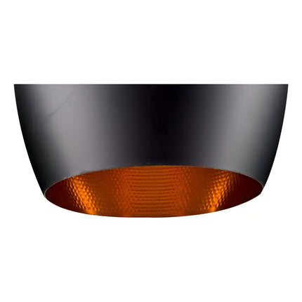 Lampara De Colgar Tipo Copa Negro Mate Lh-2311