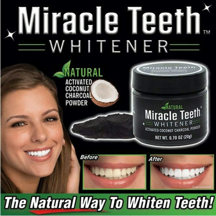 Blanqueador Dental De Carbón Activado Coco Natural