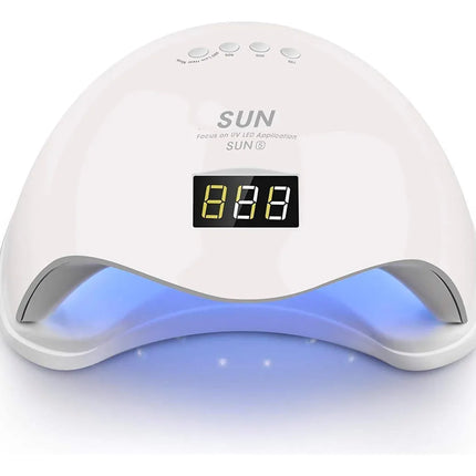 Torno De Uñas 6 Punteros +horno Lampara Uv Cabina Secado  Blanco