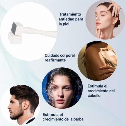Derma Roller Titanio Agujas  Cuidado Facial 0 A 3.0mm