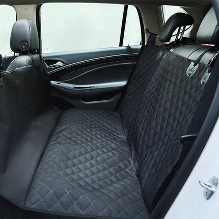 Funda Cubre Asiento Auto Mascotas Perro Impermeable Premium Negro