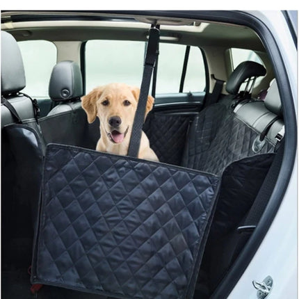 Funda Cubre Asiento Auto Mascotas Perro Impermeable Premium Negro
