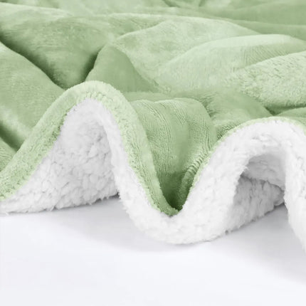 Acolchado Polar 2 Plazas Con Corderito 200cm X 230cm Calidad Varios